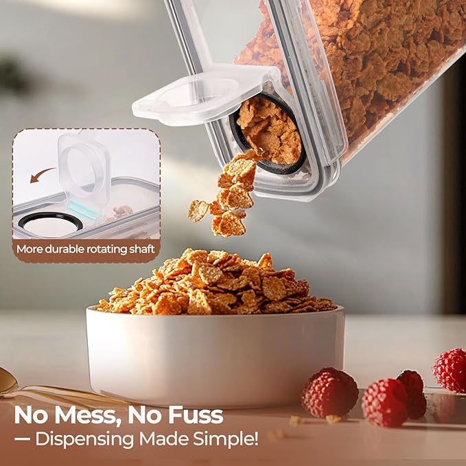 ComSaf Cereal Storage Containers Set – Airtight Food Storage - Image 5