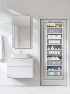 JARLINK 2 Pack Over the Door Organizer Storage, 5 Shelf Hanging Door Organizer - Image 2