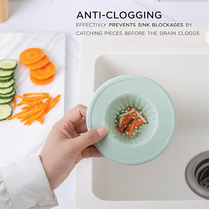 COOK WITH COLOR Kitchen Sink Strainer, Flexible Sink Strainer, Sink Drain - Image 4