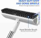 Grout Brush with Long Heavy Duty Handle, 180° Swivel Floor Scrub Brush - Image 8