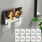 DELITON Clear Cute Storage Hooks, 10 Packs, Adhesion - Image 3