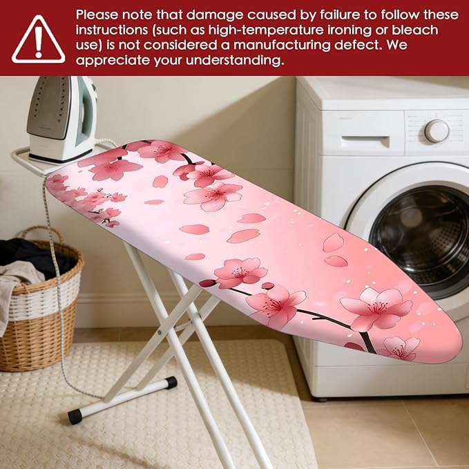 Nuxovilar Ironing Board Cover Needle Cotton 15x54 Inches | Ironing Board Cover - Image 7