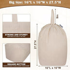 Cotton Canvas Laundry Bags - Image 3