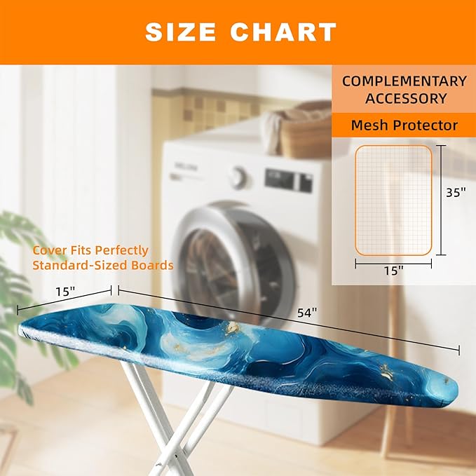 Ironing Board Cover 15x54 Inch- Standard Cotton Cover - Image 5