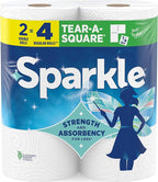 Sparkle Tear-A-Square Paper Towels, 2 Double Rolls by Sparkle%C2%AE