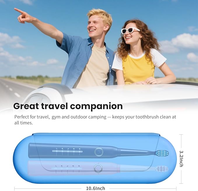 Silicone Electric Toothbrush Travel Case, Manual Toothbrush Travel Cover - Image 6