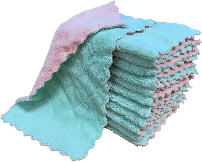 kimteny 12 Pack Kitchen Cloth Dish Towels, Premium Dishcloths, Super Absorbent - Image 8
