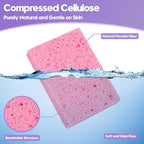18 Pack Compressed Cellulose Sponges, 6 Color Assorted Kitchen Cleaning Sponges - Image 3