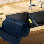 Sponge Holder for Kitchen Sink, Silicone Sink Saddle Caddy Organizer Rack by OKeanu