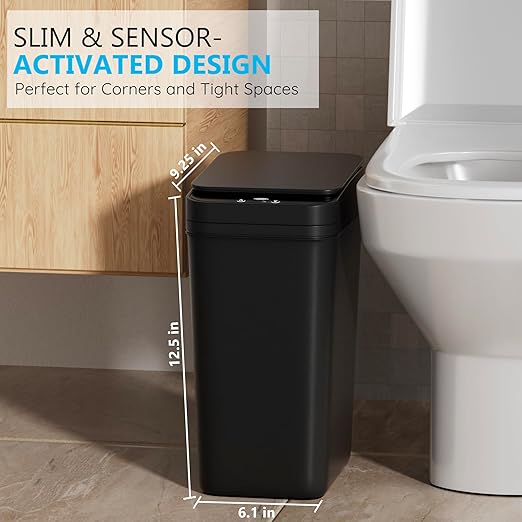 3Pack Bathroom Small Trash Can - Image 3