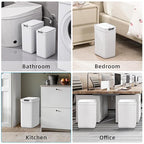 MOPALL 2 Pack Bathroom Trash Can - Image 6