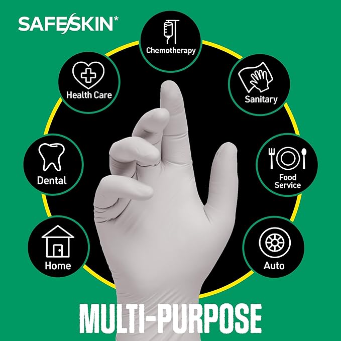 SAFESKIN Nitrile Exam Gloves Disposable - Image 4