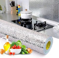 Kitchen Backsplash Wallpaper Peel and Stick Aluminum Foil Contact Paper Self by Beminh