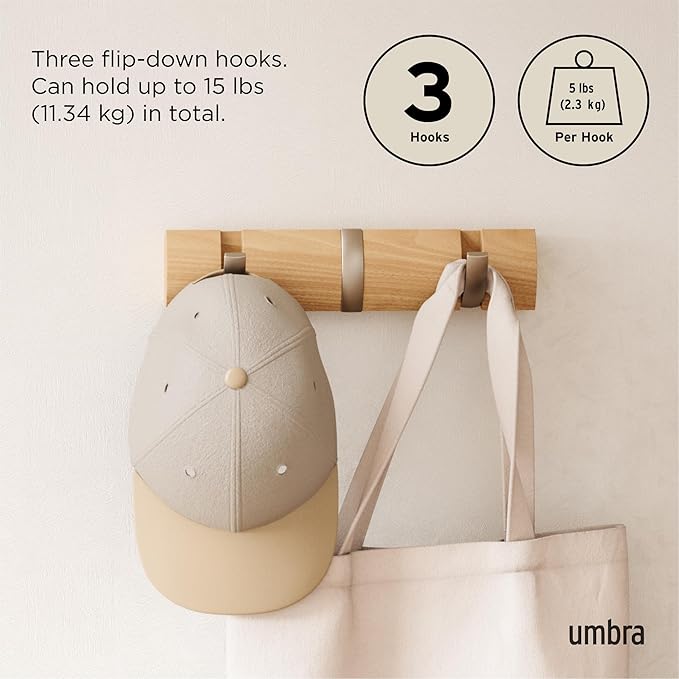 Umbra Flip Wall-Mounted Coat Rack - Image 5