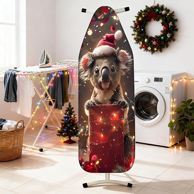 Nuxovilar Ironing Board Covers Winter Koala Pattern Polyester 15x54 Inches - Image 2