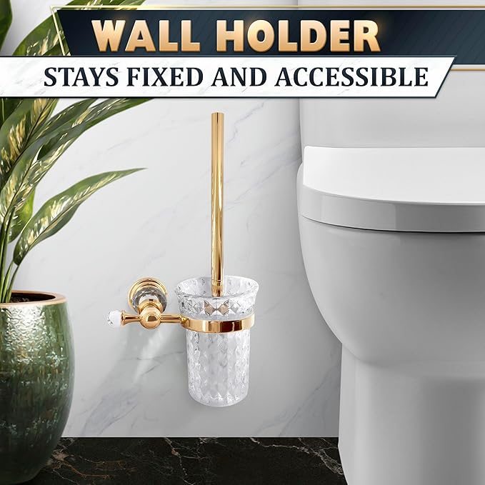 Gold Stainless Steel Toilet Brush - Image 10