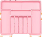 Silverware Organizer Expandable Kitchen Utensil Drawer Organizer Large BPA Free by Spaclear