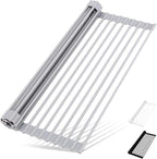 Roll Up Dish Drying Rack Over The Sink Kitchen Roll Up Sink Drying Rack by HANZENMA