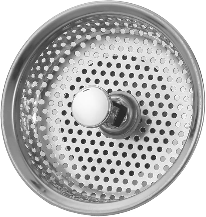 Kitchen Sink Stainless Steel Basket Strainer Replacement by WHTCHSU