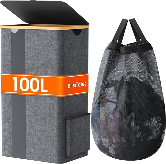 Laundry Basket Clothes Hamper by Unknown