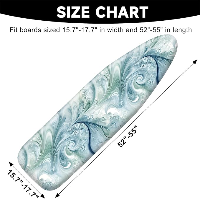 Quick Install Ironing Board Cover 17" x 55" Ironing Board Cover - Image 2