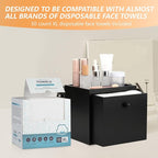 Disposable Face Towel with Bamboo Drawer Storage Box - Image 6