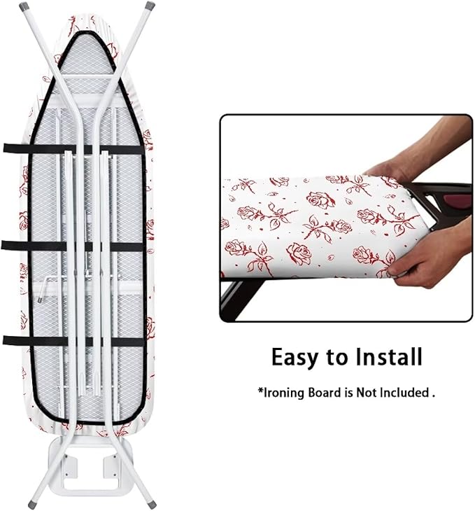 Rose Homes Replacement Ironing Board Cover, Stain Resistant, - Image 4