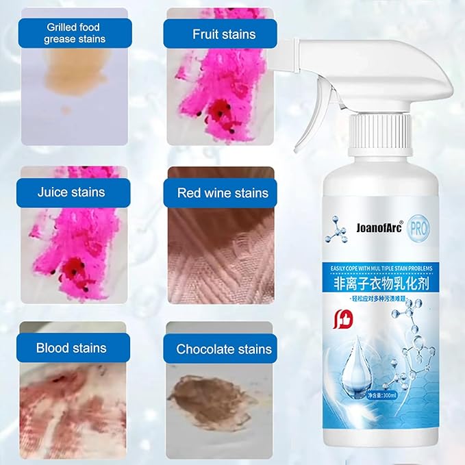 Stain Remover, Non Ionic Laundry Stain Remover Emulsifier, Dry Clean on the Go - Image 7