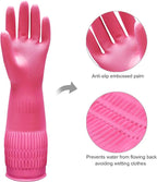 Bamllum 3 Pairs of Rubber Dishwashing Gloves - Image 2