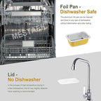 6" x 4" Heavy Duty Aluminum Foil Pans - Image 6