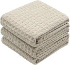 Waffle Weave Absorbent Kitchen Dish Towels by VeraSong