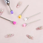 5 Pcs Nail Bit Brush Cuticle Clean up Drill Bit Brush Nail Drill Bits, Nails - Image 5