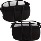 2 Pcs Collapsible Laundry Baskets, Tear Proof Pop Up Laundry Hamper by BATTOO