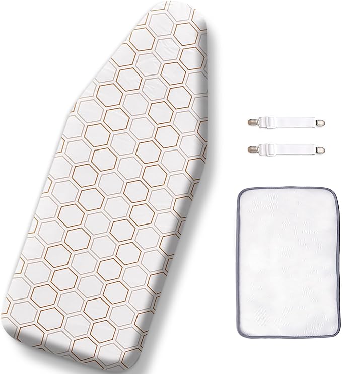 SheeChung Small Ironing Board Cover and Pad 12"x32", Tabletop Ironing Board by SheeChung