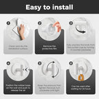 Shower Hooks for Inside Shower, No-Drill Removable&Reusable Towel Hooks for - Image 4