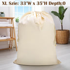 Canvas Laundry Bag 33"Wx 35"H, Thick Canvas Laundry Bag - Image 8