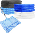 12 Pcs Extra Large Microfiber Cleaning Cloth, Microfiber Towels by CODOHI