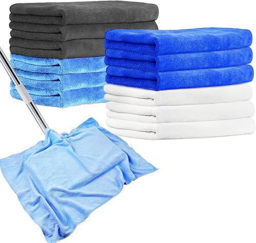 12 Pcs Extra Large Microfiber Cleaning Cloth, Microfiber Towels by CODOHI