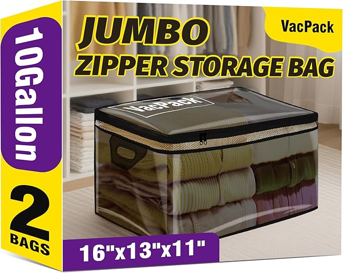 Jumbo Storage Bags Flexible Totes by VacPackStorageMovingExp