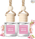 Car Air Freshener Hanging, Cherry Bloom Fragrance Oil Air Diffuser by BurstBird