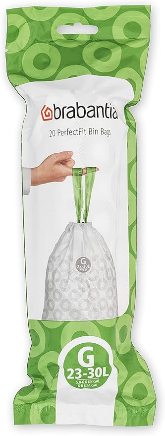 Brabantia PerfectFit Trash Bags Thick Plastic Trash Can Liners - Image 2