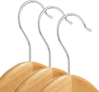 Casafield - 20 Natural Wooden Suit Hangers - Premium Lotus Wood - Image 2