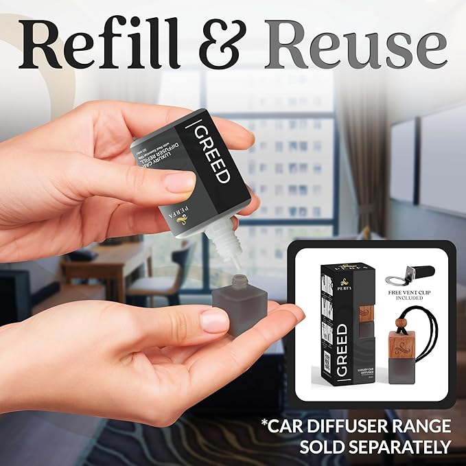 Greed Diffuser Refill 50ml Bottle | Strong Car Freshener - Image 7