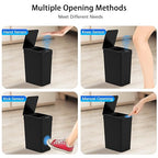 3 Pack Automatic Small Bathroom Trash Can - Image 2