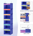 YOUDENOVA 6-Shelf Weekly Hanging Closet Organizer, Weekly Clothes Organizers - Image 4