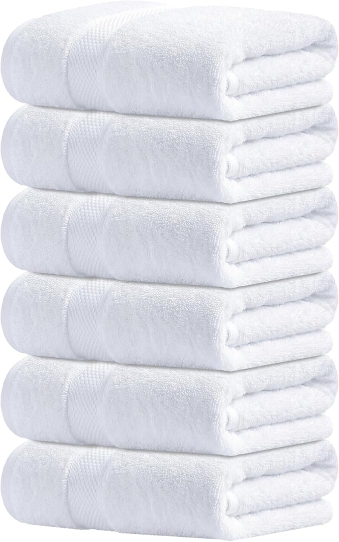 Infinitee Xclusives White Hand Towels by InfiniteeXclusives