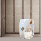 2Pcs Pop Up Hampers for Cruise, Folding Laundry Basket Space Saving Design - Image 4