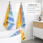 SEMAXE Colorful Bath Towel Set, 100% Cotton Bathroom Towels - Image 4