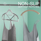 20 Pack Heavy Duty Plastic Hangers, Non Slip Clothes Hangers - Image 8