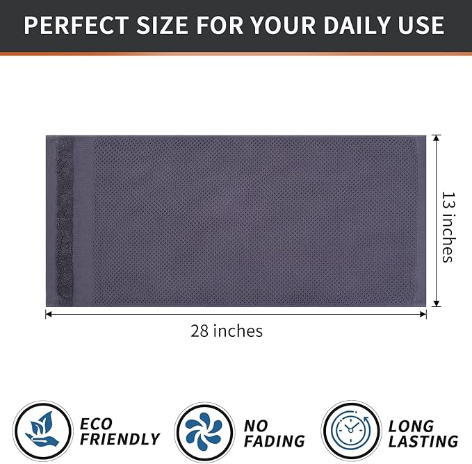 Homaxy 100% Cotton Waffle Weave Kitchen Towels, 13 x 28 Inches Super Absorbent - Image 5